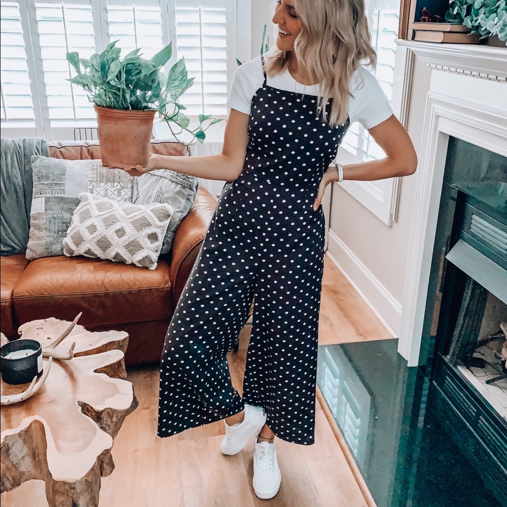 Polka dot jumpsuit